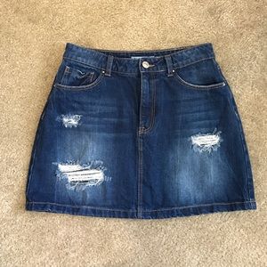 Stradivarius denim skirt